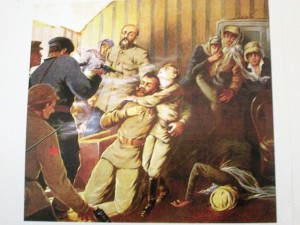 Painting of the Execution of the Romanovs